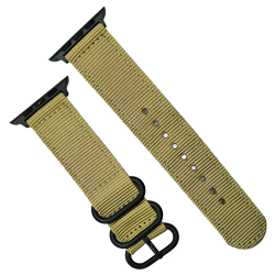 Pulsos Compatibles Apple Watch Nylon - Cáfe Claro