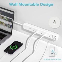 Multitoma Regleta Alimentación 6 Enchufes + Pd 20 + 3 Usb