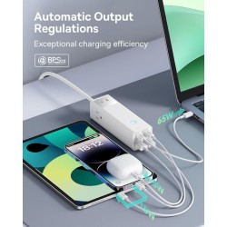 100w Cargador celular y laptop Usb C, Baseus Powercombo