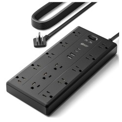 Multitoma Regleta SUPERDANNY 17 en 1 SDCP12 13 Tomas 4 USB 3m